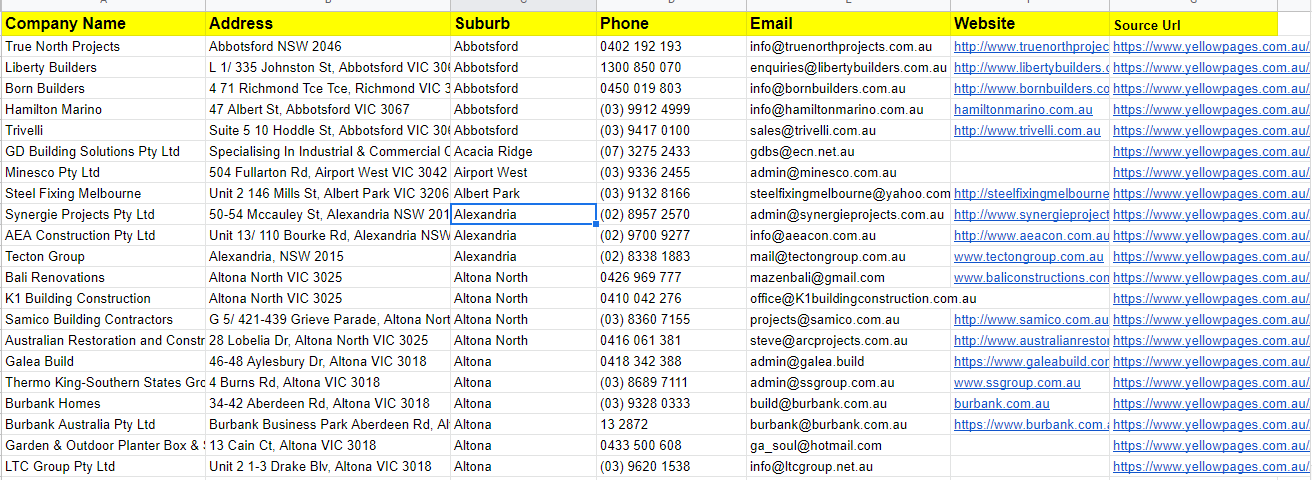 Builders In Yellowpages Aus