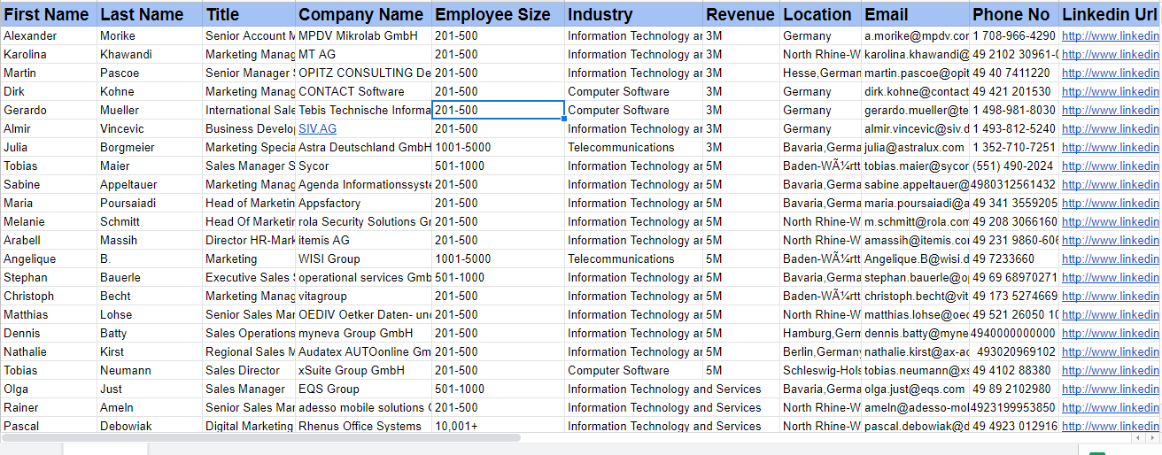 Tecnology Leads